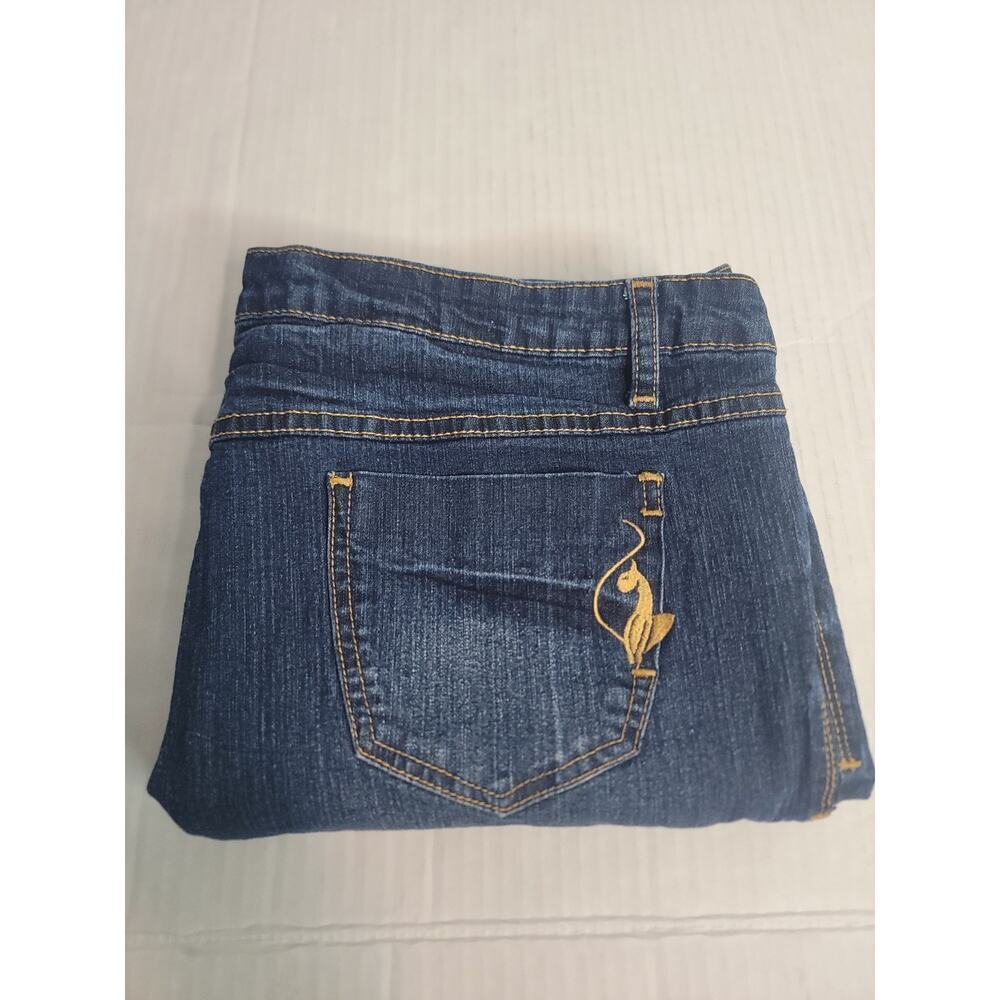 Baby Phat Jeans Stretch Washed Blue Fashion Denim Jeans Women’s Size 17 Y2K 90's